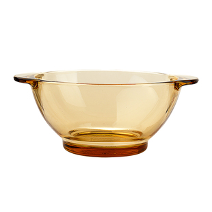 美国康宁碗2/3/4件餐具套装耐热家用玻璃双耳饭碗汤碟杯高端大号