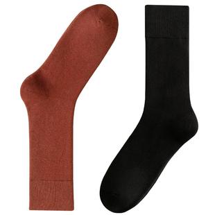 袜子女款加绒加厚秋冬季中筒袜毛圈保暖防臭冬天无骨月子长筒长袜