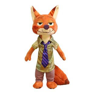 疯狂动物城公仔兔子朱迪狐狸尼克毛绒布娃娃女生抱枕新年儿童玩偶