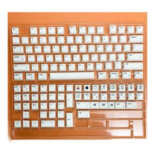 超薄矮轴键帽JWA高度极简苹果风PBT热升华NuPhy雷蛇keychron