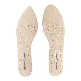 浪莎勃肯鞋可粘贴吸汗鞋垫女软底舒适透气吸汗单鞋光脚神器超薄款