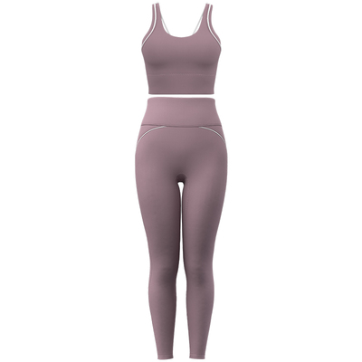 夏季瑜伽服健身套装女带胸垫透气
