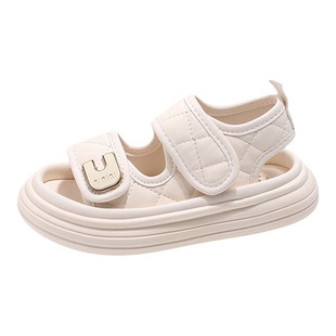 女童凉鞋夏季2026新款软底儿童时尚凉拖包头沙滩鞋女孩防滑休闲鞋