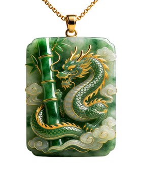 龙项链吊坠显气质国潮祥龙生肖龙