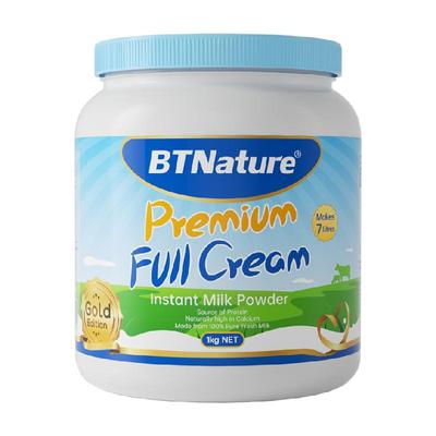 BTNature蓝胖子牛奶全脂奶粉1kg