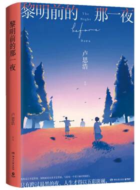 【正版书籍】黎明前的那一夜 卢思浩2021年长篇新作 愿有人陪你颠沛流离 离开前请叫醒我青春文学