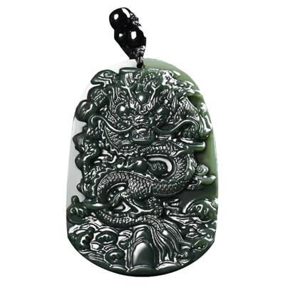 和田玉吊坠龙牌真品玉器支持复检