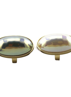 复古cos风镶嵌马贝椭圆形戒指