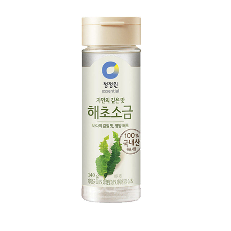 整箱包邮清净园海藻蒜香精盐140g*20瓶商用批发调味精盐煲汤炒菜