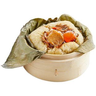 蛋黄香菇珍珠糯米鸡荷香荷叶粽子速冻广式早茶点心商用早餐半成品