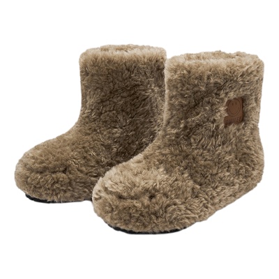 smiley笑脸毛绒可爱棉鞋子