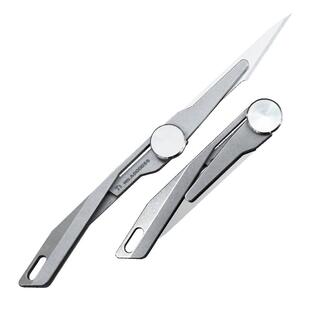 TITANER北斗作钛合金折叠户外修脚小刀锋利随身快递高硬度冷兵器