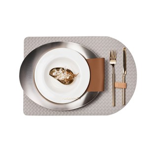 北欧样板间餐具套装软装餐桌摆台样板房餐盘轻奢简约家居餐盘摆件