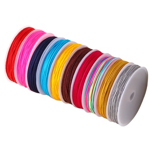 72号玉线编织线手工绳子耐磨不起毛diy手链编织绳彩色手编绳批发