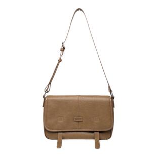 百思图包包2026新款女包斜挎包女邮差包英伦风真皮女包通勤单肩包