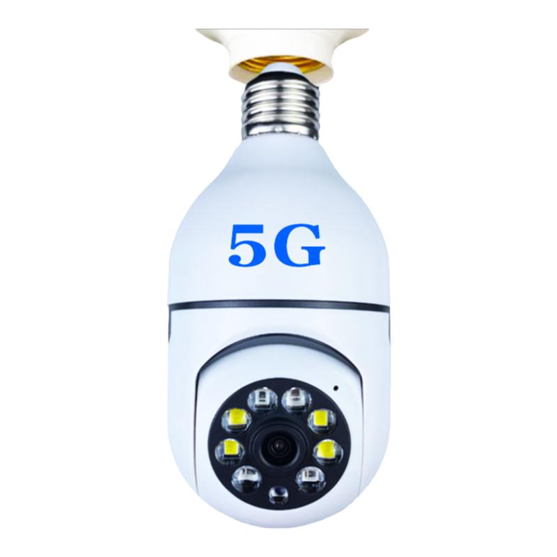 无线灯座监控器360度无死角灯头式监控摄像头家用手机远程免插电