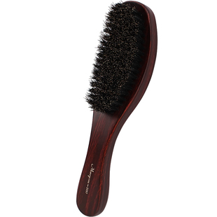 猪鬃毛头皮按摩顺发梳子发廊理发店专业蓬松梳家用便携美发梳木刷
