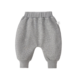 [抗菌远红外]婴儿裤子新生儿大pp裤秋冬抗静电加绒长裤小宝宝衣服