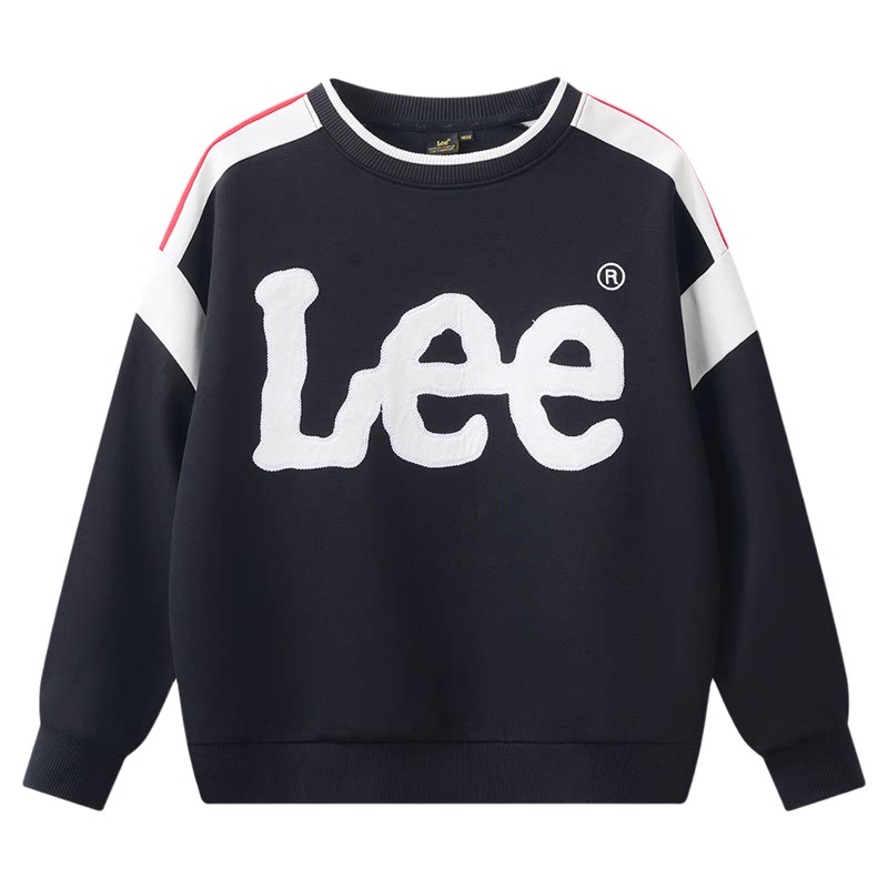 Leekids春秋男女童圆领卫衣