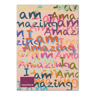 『Montilord』随记本B6 amazing厚纸空白护眼高效随身便携简约ins风装饰复古纸质文字图案创意高颜值小本本