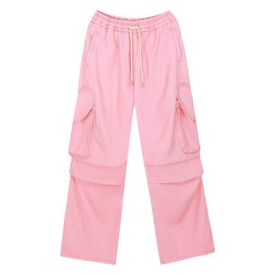 LKOD长裤爱心工装水洗牛仔裤