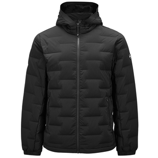 斯凯奇秋冬季男潮流连帽羽保暖立领夹克外套柔软流行短款运动上衣