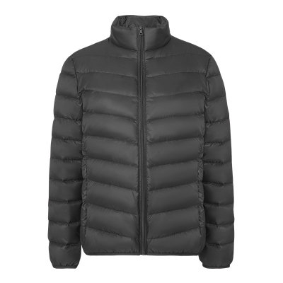 鸭鸭轻薄羽绒服女2025年立领修身