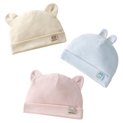 【双层夹棉】贝肽斯婴儿帽子胎帽