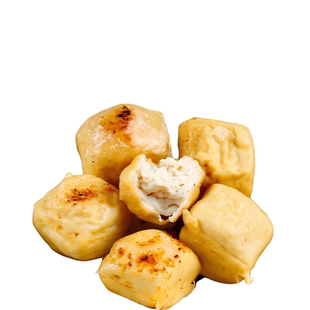 石屏包浆豆腐云南特产建水爆浆臭豆腐商用半成品油炸小吃蘸料烧烤