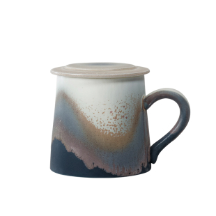象上浅山系列马克杯咖啡杯礼盒装景德镇陶瓷杯子高颜值带盖高级感