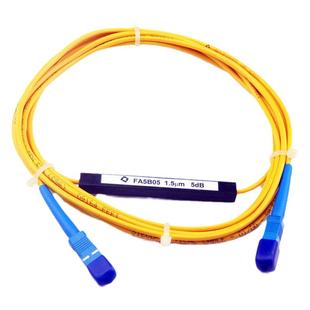 JDSU在线固定式SC-SC光纤衰减器5DB单模光纤衰减跳线光衰减尾纤