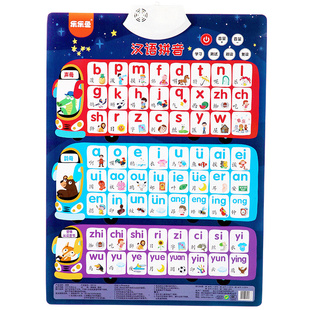 汉语拼音字母表墙贴声母韵母表学习神器拼读训练儿童有声早教挂图