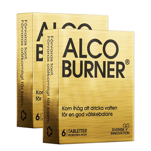 瑞典Alcoburner靶向解酒药快速醒酒分解酒前解救喝酒不醉神器2盒