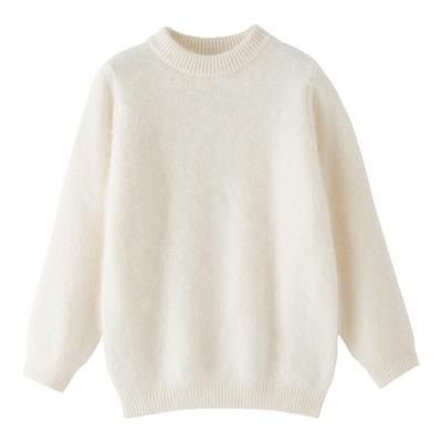 儿童款羊绒拉绒毛衣超软糯保暖