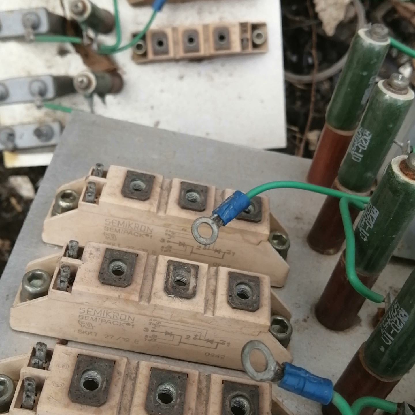 SKKT27/12E 拆机模块 可控硅模块 半导体功率器件 - 实物图