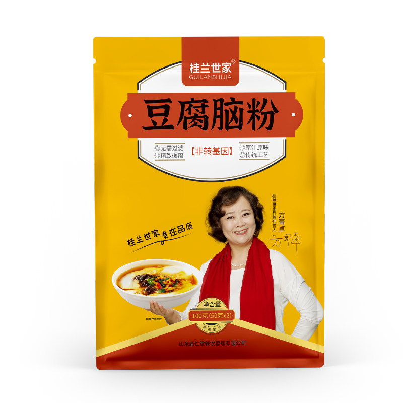 桂兰世家豆花粉豆腐脑粉家用商用豆浆送内酯专用粉做豆腐花