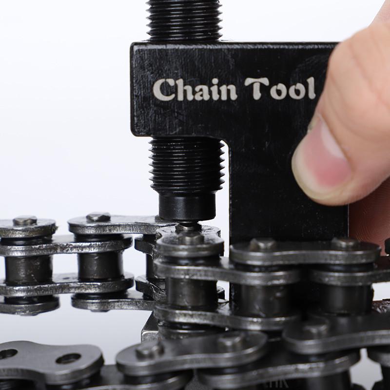摩托车油封链条截链器拆链器打孔链扣安装专用工具铆链器膨胀扩孔