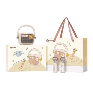 猫王音响清欢K歌蓝牙音箱话筒一体麦克风家用ktv生日礼物双麦克风