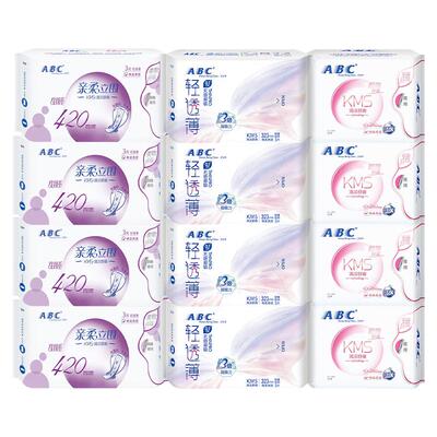 ABC卫生巾超薄夜用280+323+420