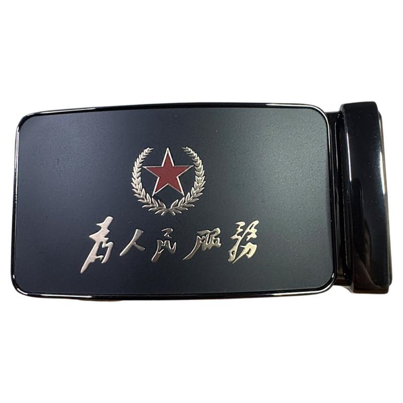 自动扣头合金皮带头五角星腰带头