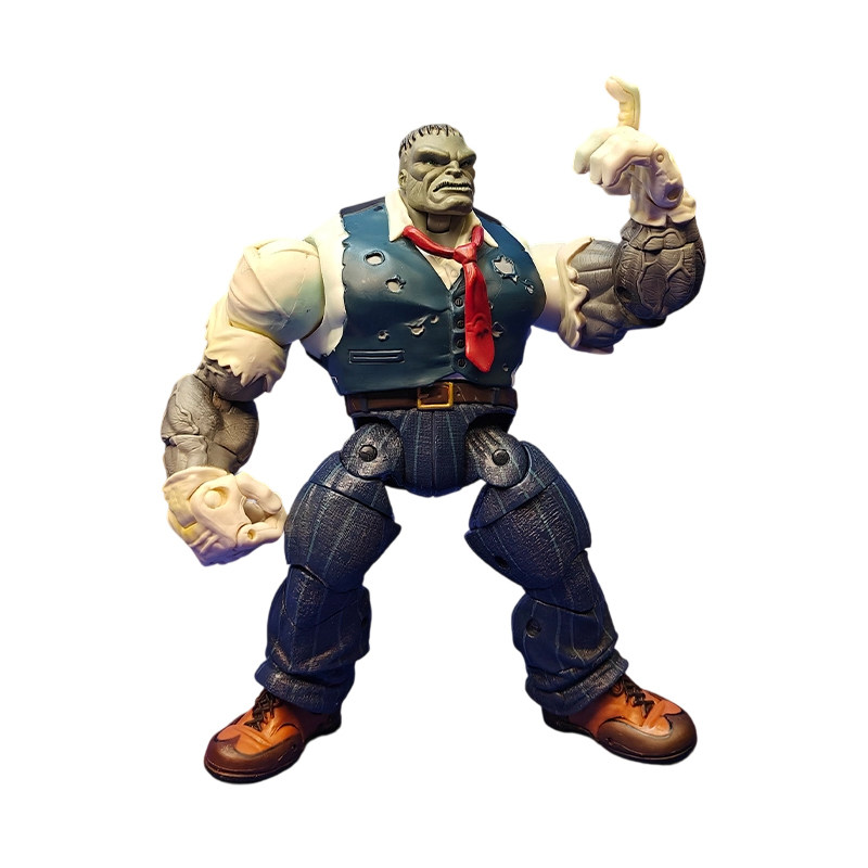 toybiz绝版灰巨人西装暴徒中古可动人玩具漫威正版散货6寸绿巨人