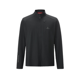 比音勒芬2026春季新款男士休闲户外防晒轻薄高弹经编立领夹克外套