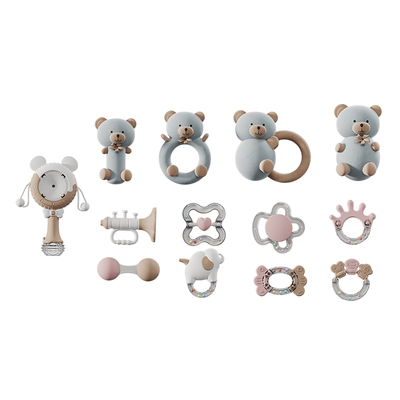 新生婴儿玩具0到6个月3月龄4抓握训练满月的宝宝百天见面礼实用型