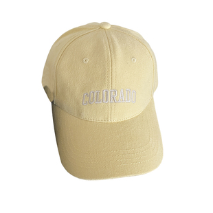 加大加深黄色棒球帽女2025年春新款韩版显脸小百搭大帽檐鸭舌帽子