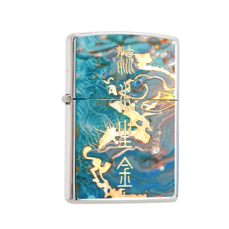 zippo流水生金新年礼盒套装