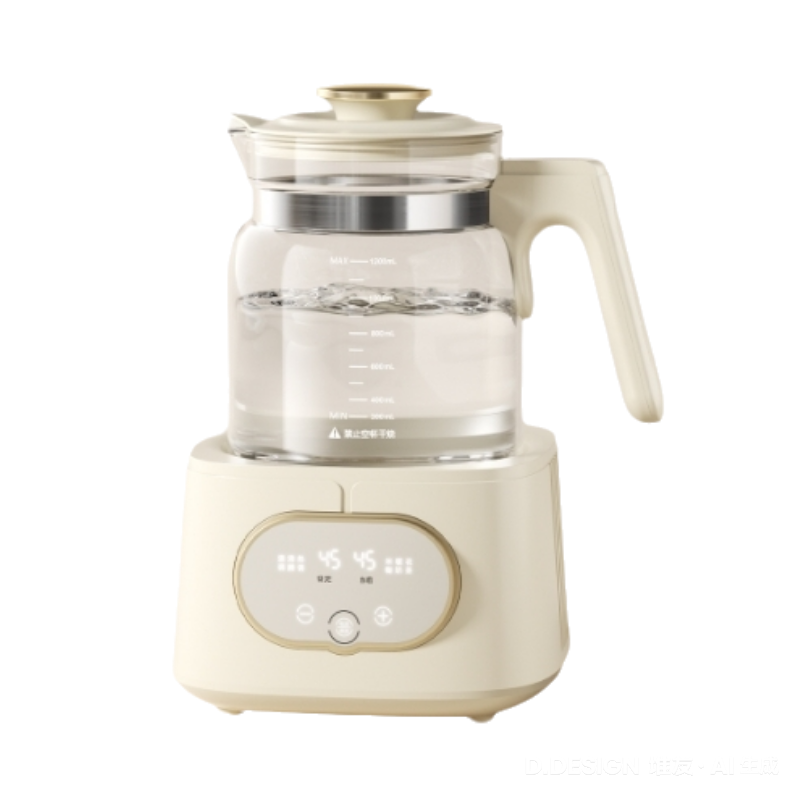 blackbaby恒温壶全玻璃婴儿专用温水壶家用泡奶新生宝宝暖奶烧水