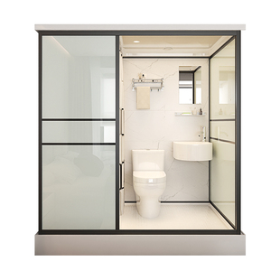 整体浴室淋浴房一体式集成卫生间家用农村移动厕所卫浴洗澡间沐浴