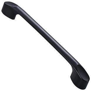 卡贝橱柜抽屉拉手美式黑色衣柜门把手现代简约欧式柜子单孔小拉手