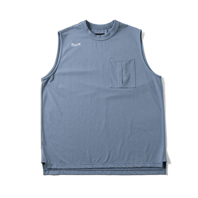 TANOXI无袖日系青年背心休闲