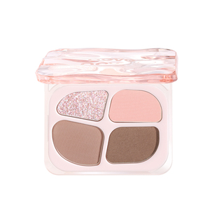 novo四色卧蚕眼影综合盘高光提亮细闪珠光阴影下至眼线笔日常淡妆